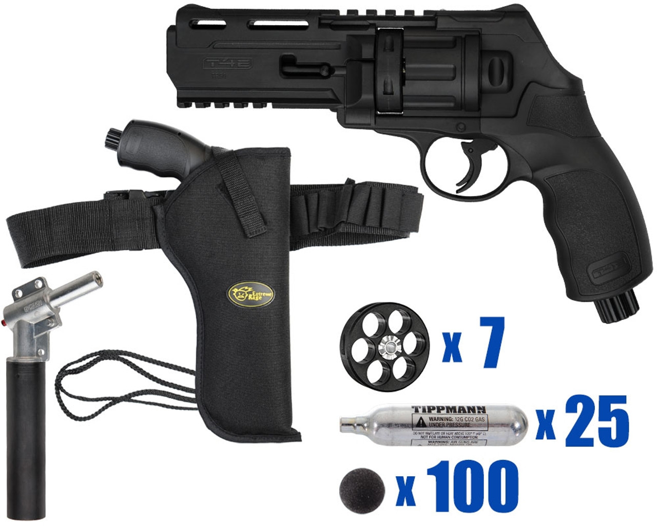 Purchase the T4E Home Defense HDR50 Revolver Drum Mag. 2-Pack bl