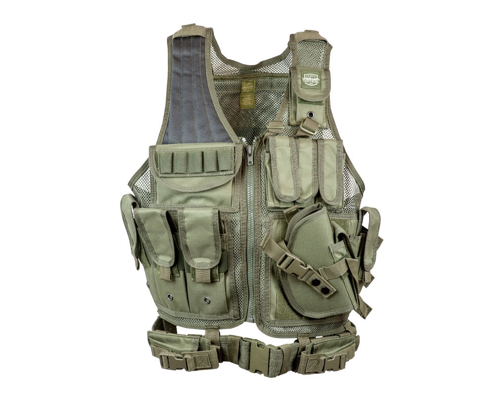 Valken Crossdraw Tactical Vest - Olive (Adult)