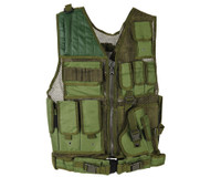 Warrior Airsoft Vest - Crossdraw - Olive