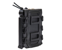 Warrior Molle Pull Down Magazine Pouch - Dye DAM/Planet MG100 Magazines - Black
