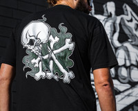 HK Army Crossbones T-Shirt - Black