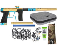 HK Army Shredder CS3 Pro Paintball Gun by Planet Eclipse - Gold/Teal