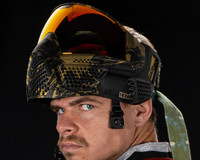 Carbon CRBN Zero GRX Paintball Mask (Less Coverage) - Splat Molten