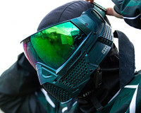 Carbon CRBN Zero GRX Paintball Mask (Less Coverage) - ELMT Teal