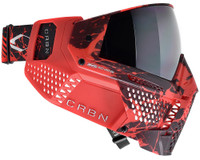 Carbon CRBN Zero GRX Paintball Mask (More Coverage) - Undr Blood Splash