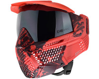 Carbon CRBN Zero GRX Paintball Mask (More Coverage) - Undr Blood Splash