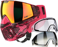 Carbon CRBN Zero GRX Paintball Mask (Less Coverage) - Splat Fuchsia