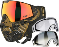 Carbon CRBN Zero GRX Paintball Mask (More Coverage) - Splat Molten