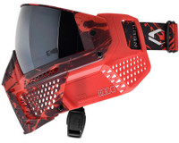 Carbon CRBN Zero GRX Paintball Mask (Less Coverage) - Undr Blood Splash