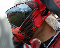 Carbon CRBN Zero GRX Paintball Mask (Less Coverage) - Undr Blood Splash