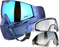 Carbon CRBN Zero GRX Paintball Mask (Less Coverage) - Elmt Cobalt