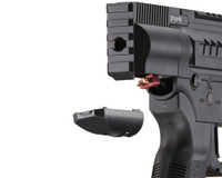 Zion Arms R&D Precision Licensed Airsoft Pistol Carbine PW9 Mod 0 AEG - Black (ZA-PW9-SB)