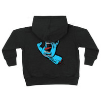 Santa Cruz Screaming Hand Hooded Zip L/S - Black - Men's Sweatshirt