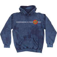 Santa Cruz Classic Dot Pullover Hooded L/S - Mineral Navy - Men's Sweatshirt