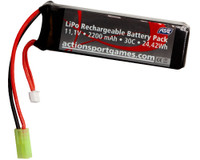 ASG - Airsoft Battery - 11.1V 2200mAh 30C Lipo Tamiya