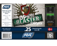 ASG - Open Blaster .25g Biodegradable Airsoft BB's - 3,300 Rounds (19420)