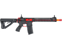 G&G Armament AEG Airsoft Gun - CM16 SRXL Red Edition - Black/Red (EGC-16P-SXL-RNB-NCM)