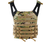 Defcon Gear Airsoft Vest - Low Profile Plate Carrier - Camo