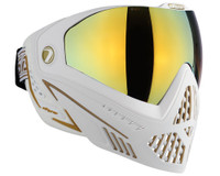 Dye i5 2.0 Mask - White/Gold w/ Dyetanium Faded Bronze Sunrise Lens