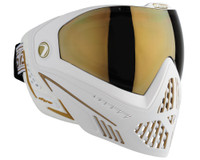 Dye i5 2.0 Mask - White/Gold w/ Smoke Gold Lens