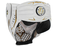 Dye i5 2.0 Mask - White/Gold w/ Smoke Silver Lens