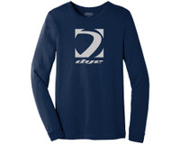 Dye Squared Long Sleeve Shirt - Navy