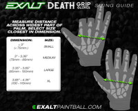 Exalt Death Grip Gloves - Blue