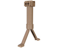 Warrior Foregrip - Tactical w/Retractable Bipod - Tan
