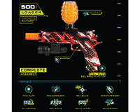 GELSTRIKE - Storm Pistol Rapid Blaster - Red