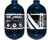 HK Army Aerolite Compressed Air Bottle w/ Pro Adjustable Regulator - Blue (48/4500)