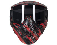 HK Army HSTL Thermal Paintball Mask - Fracture Black/Red