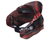HK Army HSTL Thermal Paintball Mask - Fracture Black/Red