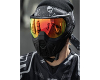 HK Army SLR Paintball Mask - Nova (Black/Black w/ Scorch Lens)