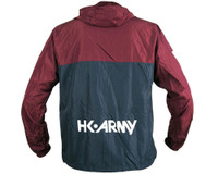 HK Army Jacket - Houston Heat Windbreaker - Navy Blue/Maroon