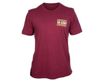 HK Army T-Shirt - Cheetah - Burgundy