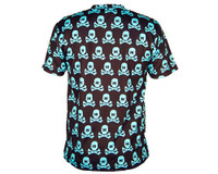 HK Army T-Shirt - Dri Fit - All Over Black/Turquoise