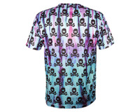 HK Army T-Shirt - Dri Fit - All Over Tie-Dye/Black Skulls