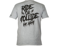 HK Army Ride T-Shirt - Heather Grey