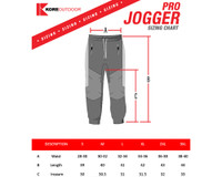 JT Pro (Jogger Fit) Pants - Black Grunge Heather Grey