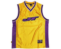 JT Tank Top Basketball Retro - Yellow/Purple