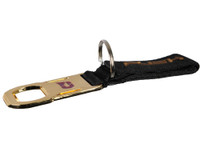 Push Division Bottle Opener & Key Chain w/ Velcro Strap - Gold