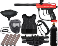 Kingman Spyder Victor Light Gunner Paintball Gun Kit