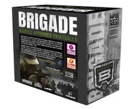 GI Sportz .68 Caliber Paintballs - Brigade (Mag Fed) - Silver Shell/Neon Green Fill - 1,000 Rounds