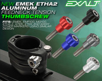 Exalt Planet Eclipse Feedneck Thumbscrew - EMEK/EMF100/ETHA 2/GTEK/ETEK - Black