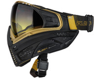 Push Unite Mask w/ Revo Lens & Carbon Fiber Case - Black/Gold - Gradient Yellow Lens