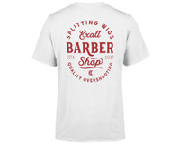 Exalt T-Shirt - Barber Shop - White