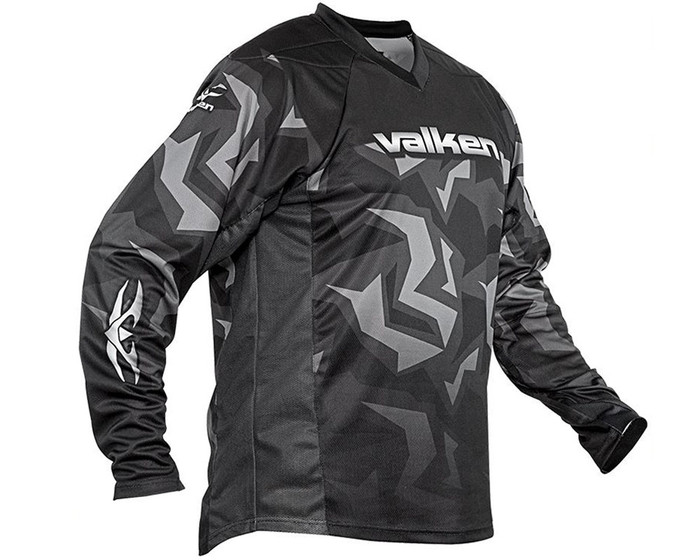 2014 Valken Crusade Paintball Jersey - Riot Grey