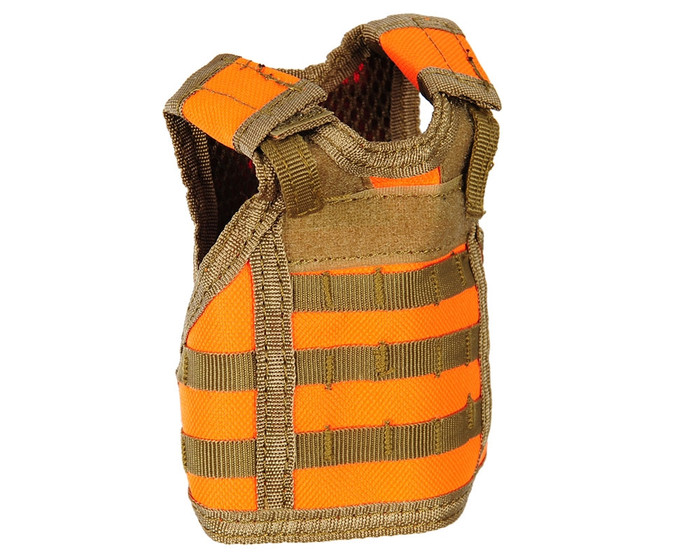Warrior Tactical Vest Bottle Coozie - Orange/Tan
