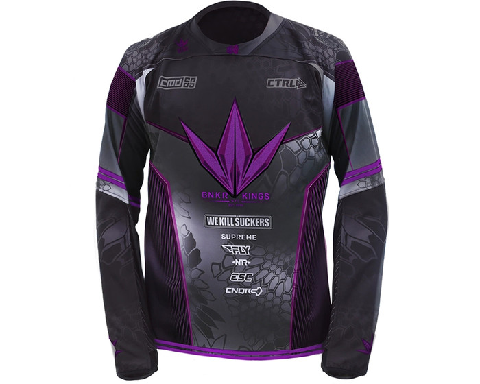 Bunkerkings Paintball Jersey - Supreme - Purple/Black