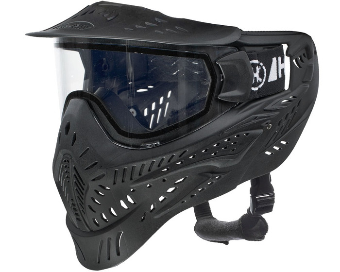 HK Army HSTL Thermal Paintball Mask - Black w/ Clear Lens